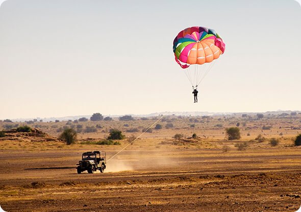 Parasailing in Jaisalmer
